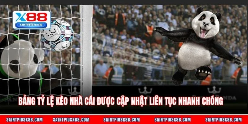 Bảng tỷ lệ kèo nhà cái được cập nhật liên tục nhanh chóng