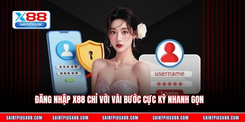 Đăng nhập X88 chỉ với vài bước cực kỳ nhanh gọn